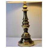 Vintage Brushed Brass Table Lamp