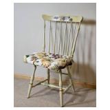 French Vanilla Painted Farmhouse Chair