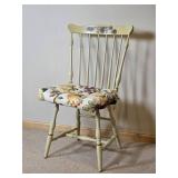 French Vanilla Painted Farmhouse Chair