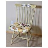 French Vanilla Painted Farmhouse Chair