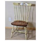 French Vanilla Painted Farmhouse Chair