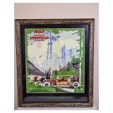 1926 Minnesota Arrowhead Association Tourist Poster Framed Replica
