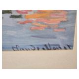 Framed Print of Regattas at Argenteuil by Claude Monet