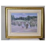 Framed Print The Lake for Miniature Yachts by Wm Merritt Chase