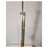 Elegant Adjustable Brass Reading Floor Lamp - A