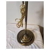 Elegant Adjustable Brass Reading Floor Lamp - A