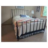 Contemporary Metal Queen Size Bed Set