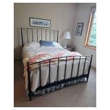 Contemporary Metal Queen Size Bed Set