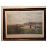 Classic Fine Art Golf Print Pair - Douglas Adams - The Drive - The Putting Green
