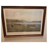 Classic Fine Art Golf Print Pair - Douglas Adams - The Drive - The Putting Green