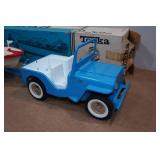 Vintage Tonka Jeep Runabout Set with Box - Jeep, Boat, and Trailer Vintage Tonka Jeep Runabout Set with Box - Jeep, Boat, and Trailer