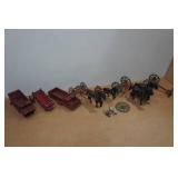 Assorted Vintage Metal Farm Toys Assorted Vintage Metal Farm Toys