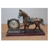 Vintage Horse Mantle Clock Vintage Horse Mantle Clock