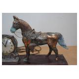 Vintage Horse Mantle Clock Vintage Horse Mantle Clock