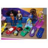 Barbie & Hot Wheels McDonalds Happy Meal Display Barbie & Hot Wheels McDonalds Happy Meal Display