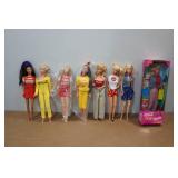 Assorted Vintage Coca Cola Barbie Dolls Assorted Vintage Coca Cola Barbie Dolls