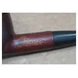 Vintage Sasieni Leather Wrapped Tobacco Pipe Vintage Sasieni Leather Wrapped Tobacco Pipe