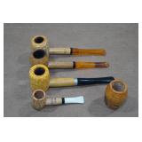 *4* Vintage Corn Cob Tobacco Pipes *4* Vintage Corn Cob Tobacco Pipes
