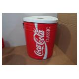 Coca-Cola Collectibles - Tins, Travel Mug, Garbage Bin Coca-Cola Collectibles - Tins, Travel Mug, Garbage Bin