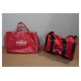 *2* Vintage Coca-Cola Bags - Built In Radio *2* Vintage Coca-Cola Bags - Built In Radio