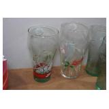 Assorted Vintage Coca-Cola Glasses Assorted Vintage Coca-Cola Glasses