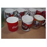 Assorted Vintage Coca-Cola Glasses Assorted Vintage Coca-Cola Glasses