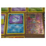 Assorted Pokemon Cards - Vintage Red Numbers, Holos Assorted Pokemon Cards - Vintage Red Numbers, Holos