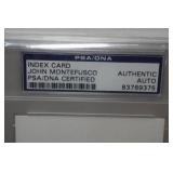 John Montefusco Signed Index Card - PSA Authenticated John Montefusco Signed Index Card - PSA Authenticated