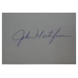John Montefusco Signed Index Card - PSA Authenticated John Montefusco Signed Index Card - PSA Authenticated