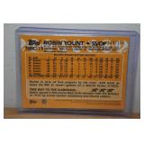 1989 Fleer Bill Ripken F**k Face Baseball Card, Robin Yount Parallel 1989 Fleer Bill Ripken F**k Face Baseball Card, Robin Yount Parallel