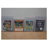 Football Cards - Waddle, Mattison, Achane, Dillon Football Cards - Waddle, Mattison, Achane, Dillon