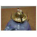 Vintage Stoneware Pottery Oil Lamp Vintage Stoneware Pottery Oil Lamp