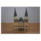 Vintage Santas Workbench St. Augustines Catherdral Lighted House Vintage Santas Workbench St. Augustines Catherdral Lighted House