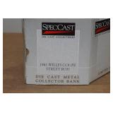 Speccast Limited Edition Die Cast Collector Bank Speccast Limited Edition Die Cast Collector Bank