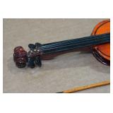 Vintage Mini Wooden Violin with Bow Vintage Mini Wooden Violin with Bow