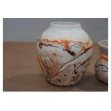 *3* Nemadji Handmade Clay Pottery Pieces *3* Nemadji Handmade Clay Pottery Pieces