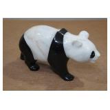 Carved Glass Panda Carved Glass Panda