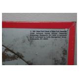 Vintage Raised Metal Babe Ruth Red Rock Cola Metal Sign Vintage Raised Metal Babe Ruth Red Rock Cola Metal Sign