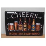 Novelty Metal Sign - Cheers Novelty Metal Sign - Cheers
