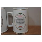 *5* Vintage Coca-Cola Christmas Mugs *5* Vintage Coca-Cola Christmas Mugs