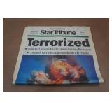 Star Tribune Original Newspaper - Wednesday September 12, 2001 Star Tribune Original Newspaper - Wednesday September 12, 2001