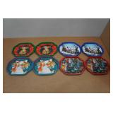 *8* Vintage Christmas Metal Trays *8* Vintage Christmas Metal Trays