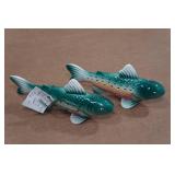 Vintage Salt and Pepper Shaker Set - Trout Vintage Salt and Pepper Shaker Set - Trout