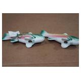 Vintage Salt and Pepper Shaker Set - Trout Vintage Salt and Pepper Shaker Set - Trout