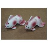 Vintage Salt and Pepper Shaker Set - Koi Fish Vintage Salt and Pepper Shaker Set - Koi Fish