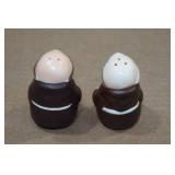 Vintage Salt and Pepper Shaker Set - Friar Vintage Salt and Pepper Shaker Set - Friar
