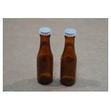 Vintage Salt and Pepper Shaker Set - Budweiser Beer Bottles Vintage Salt and Pepper Shaker Set - Budweiser Beer Bottles
