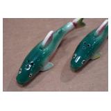 Vintage Salt and Pepper Shaker Set - Trout Vintage Salt and Pepper Shaker Set - Trout