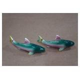 Vintage Salt and Pepper Shaker Set - Trout Vintage Salt and Pepper Shaker Set - Trout