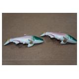 Vintage Salt and Pepper Shaker Set - Trout Vintage Salt and Pepper Shaker Set - Trout